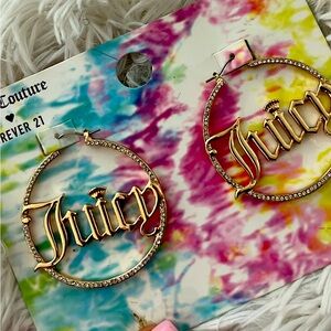 Juicy Couture x Forever 21 Studded Hoops